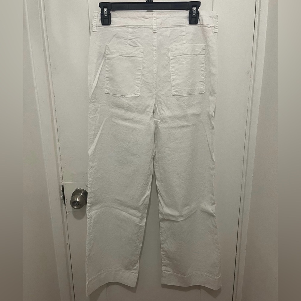 Frank & Eileen Wexford Wide Leg Linen Pant size 6 - Picture 2 of 5